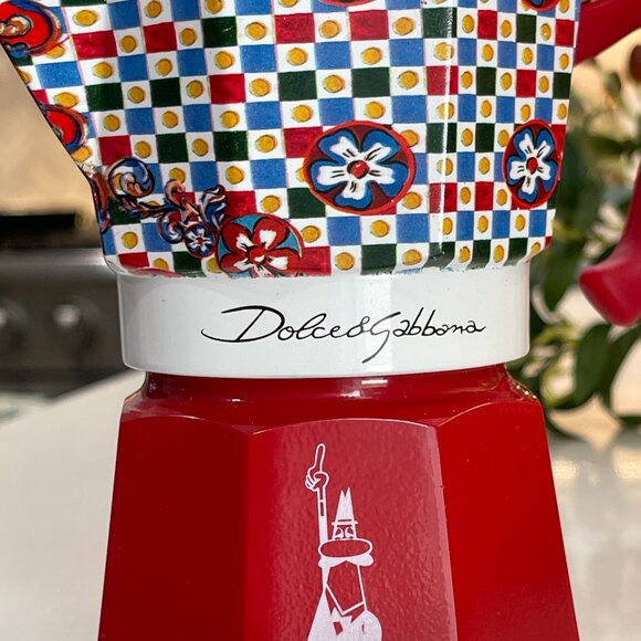-SOLD-❌  Bialetti × Dolce & Gabbana Moka Express — “Carretto Siciliano” 3-Cup - Picture 3 of 12